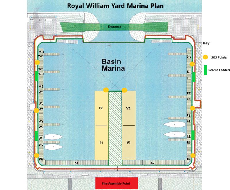 Royal William Yard Marina Plan